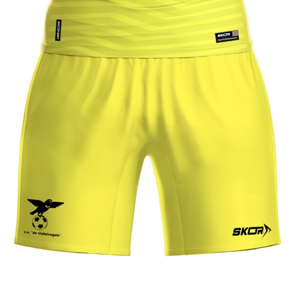 SV Valleivogels - Keeper Wedstrijdbroekje - Geel Thumbnail